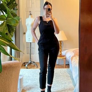 NOOWORKS Classic Black Overalls